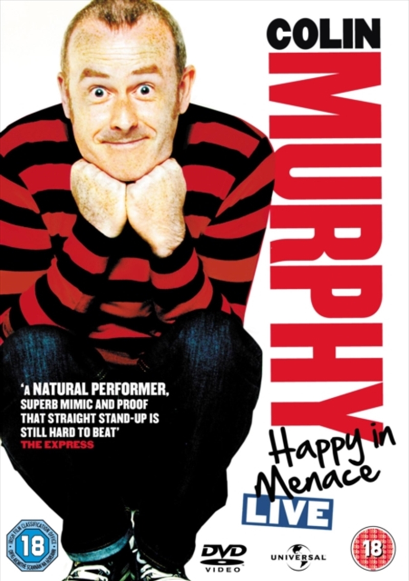 Colin Murphy - Happy In Menace - Live (REGION 2)/Product Detail/Standup Comedy