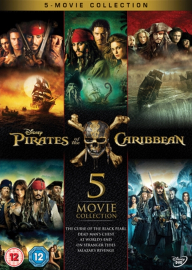 Pirates Of The Caribbean 1-5 Collection (REGION 2)/Product Detail/Action