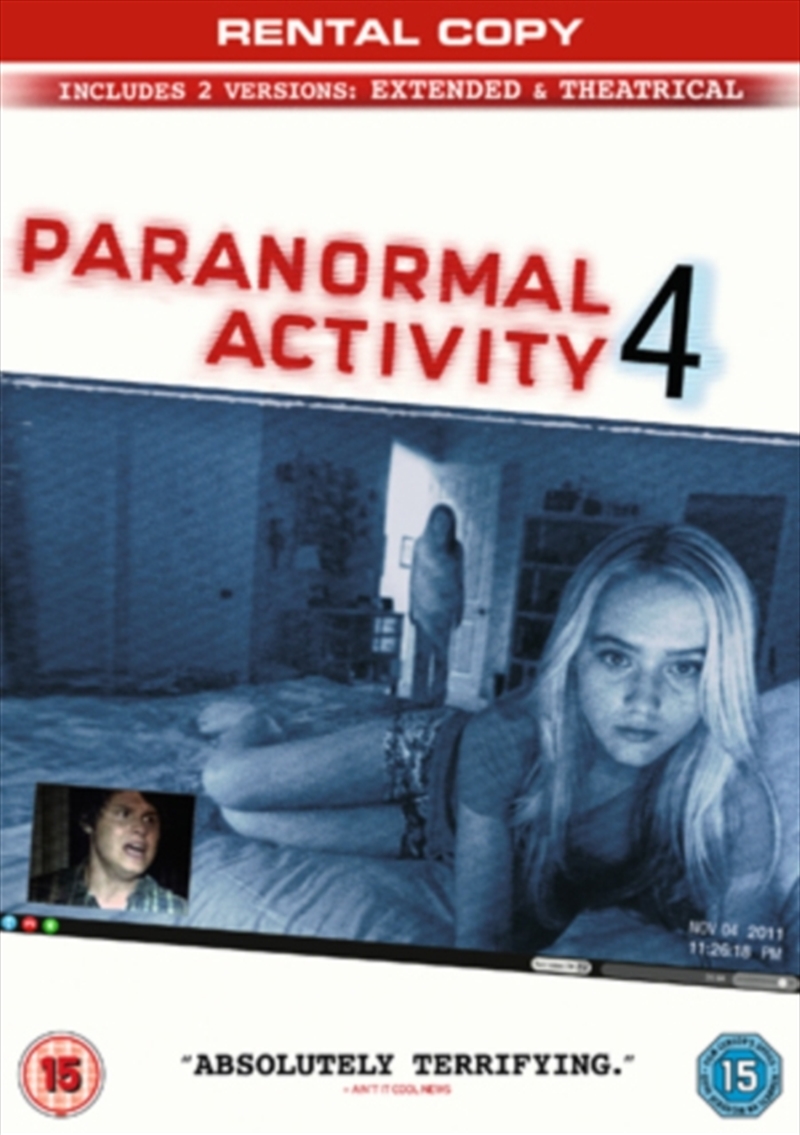 Paranormal Activity 4 Extended Edition (REGION 2)/Product Detail/Horror
