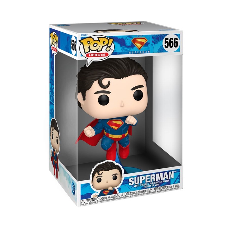 Superman: Legacy (2025) - Superman 10" Pop! Vinyl/Product Detail/Large Pop Vinyl