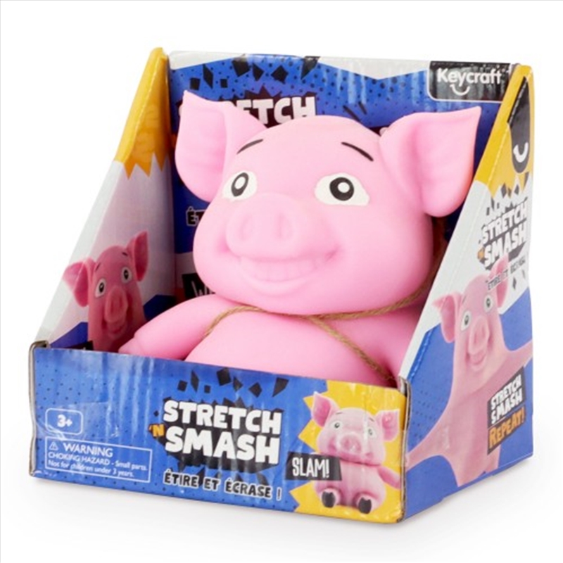 Stretch and Smash PIG (COLOURS SENT AT RANDOM)/Product Detail/Toys