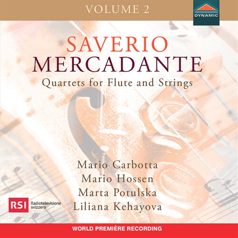 Saverio Mercadante Quartets For Flute & Strings/Product Detail/Classical