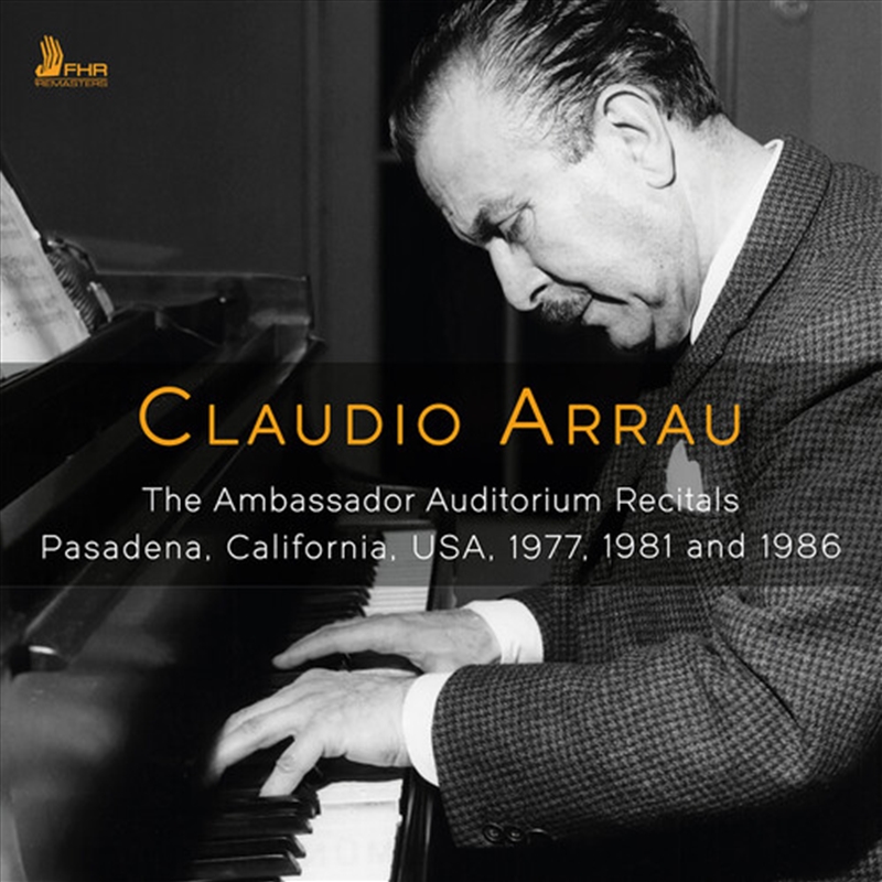 Claudio Arrau - The Ambassador Auditorium Recitals/Product Detail/Classical