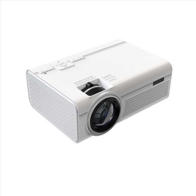 Laser 720P LED White Projector with 100inch Projector Cloth Screen and Grey Carry Case/Product Detail/Electronics