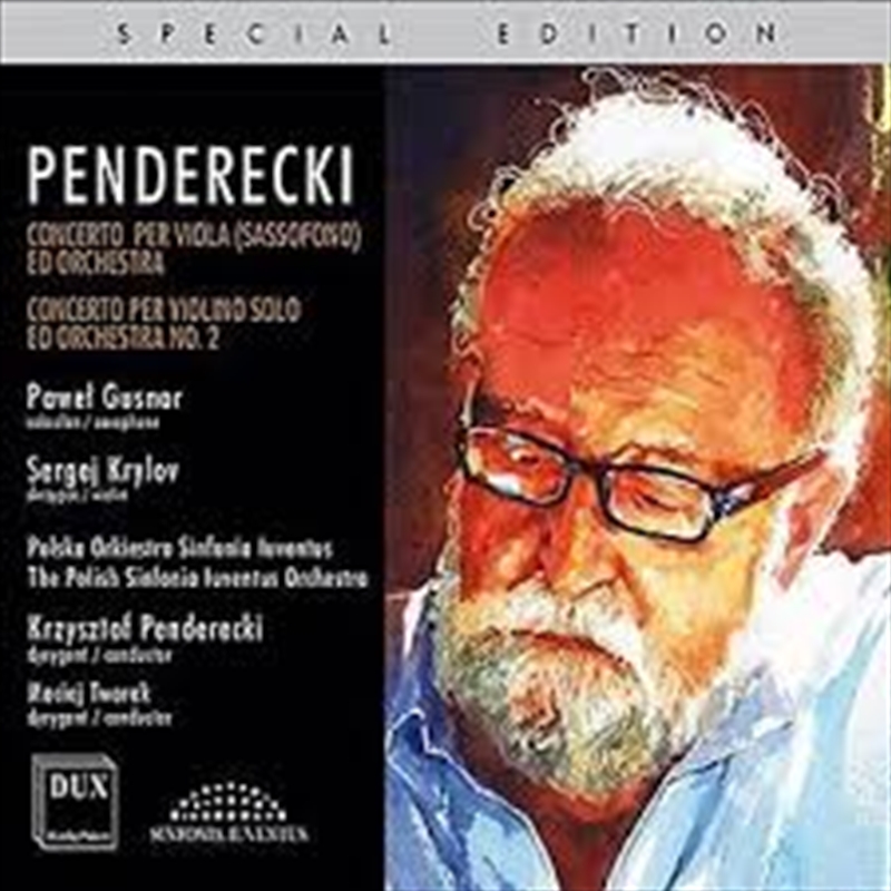 Krzysztof Penderecki: Concerto Doppio Per Violino/Product Detail/Classical