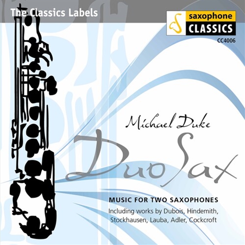 Duo Sax: Music For Two Saxaphones/Product Detail/Classical