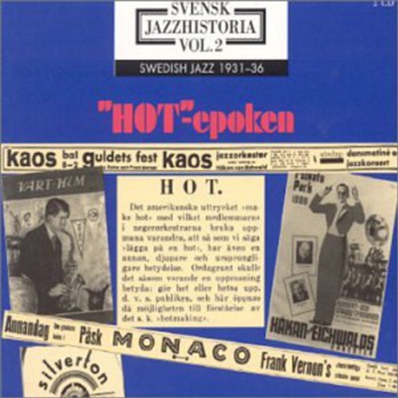 Swedish Jazz History 2: Hot Epoch 1931-1936/Product Detail/Jazz