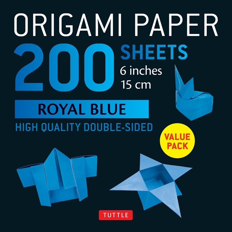 Origami Paper 200 sheets Royal Blue 6" (15 cm)/Product Detail/Stationery