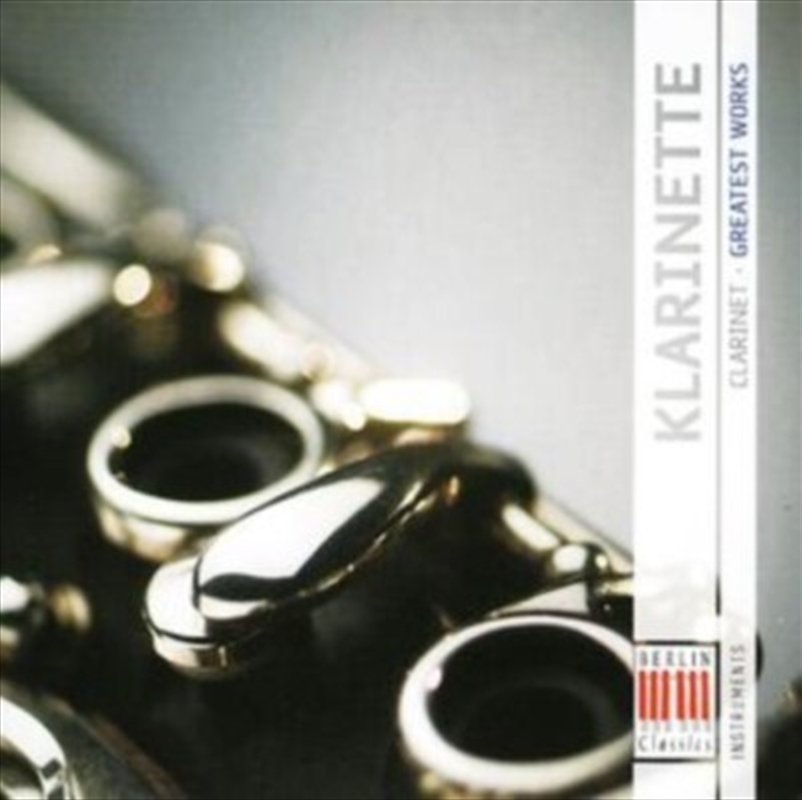 Clarinet: Greatest Works/Product Detail/Classical