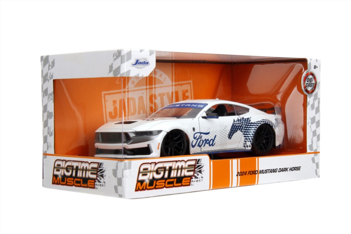 Big Time Muscle - 1:24 2024 Ford Mustang Dark Horse Edition Diecast Vehicle/Product Detail/Figurines