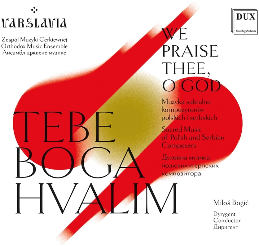 We Praise Thee, O God - Sacred Music Of Polish/Product Detail/Classical