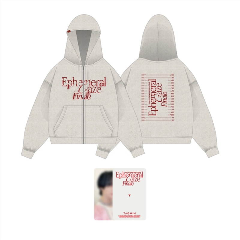 Taemin - Ephemeral Gaze World Tour Finale Official Md Hoodie Zip-Up (Tour Routing Ver)/Product Detail/KPOP Merch