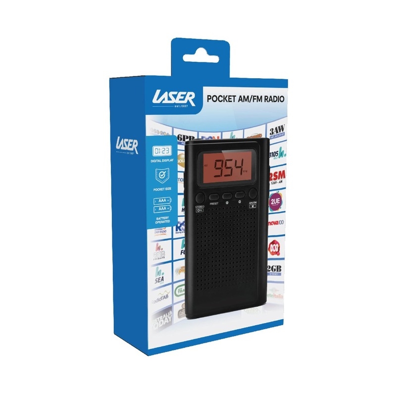Laser Pocket AM FM Radio/Product Detail/Media Players