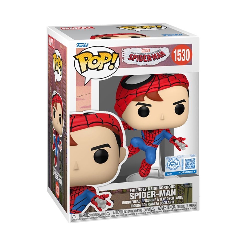 Friendly Neighbourhood Spider-Man - Spider-Man (Mask Up) Pop! Vinyl [RS]/Product Detail/Standard Pop Vinyl