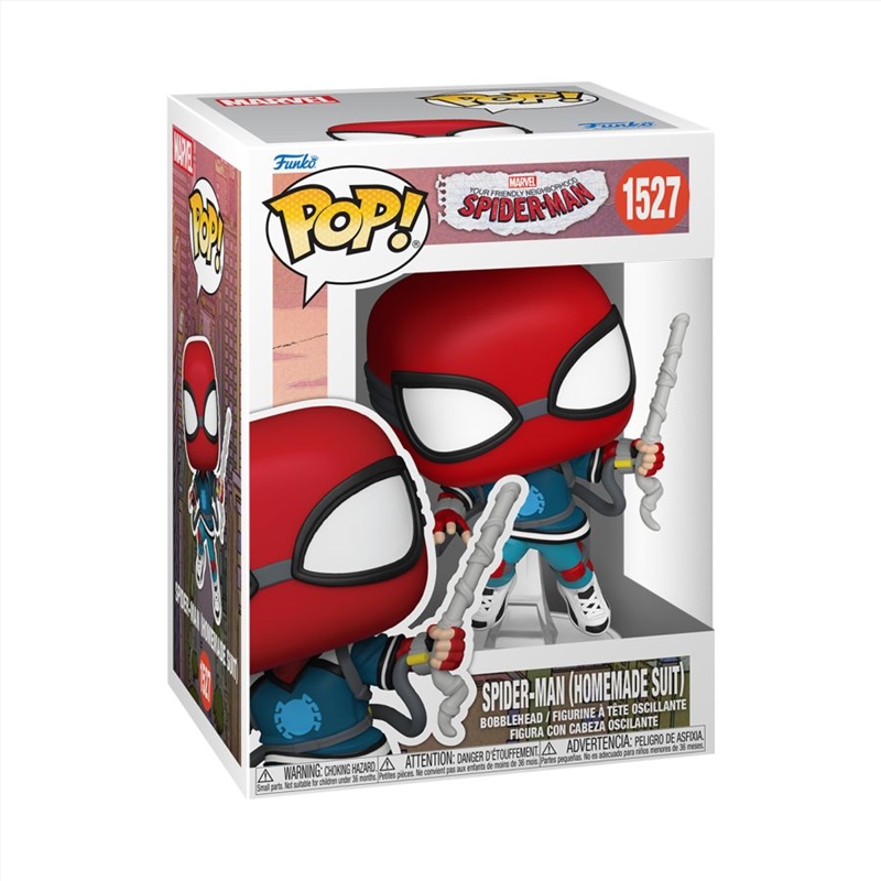 Friendly Neighbourhood Spider-Man - Spider-Man (Homemade Suit) Pop! Vinyl/Product Detail/Standard Pop Vinyl