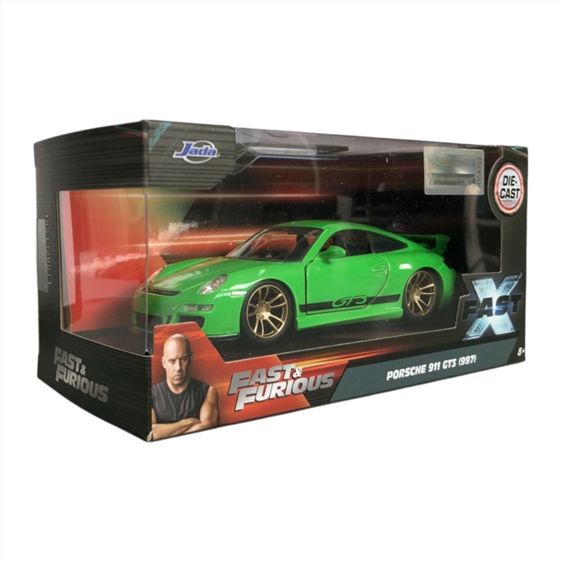 Fast and The Furious - 1:32 Scale Porsche 911 GT3 RS 997 Diecast Vehicle/Product Detail/Figurines