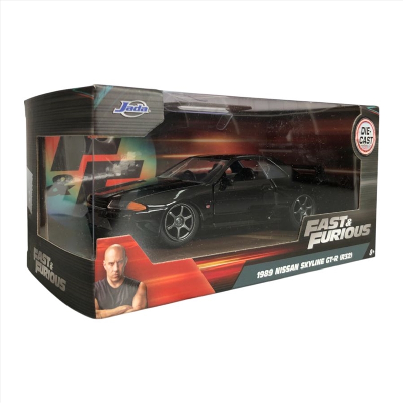 Fast and The Furious - 1:32 Scale 1989 Nissan Skyline GT-R R32 Diecast Vehicle/Product Detail/Figurines