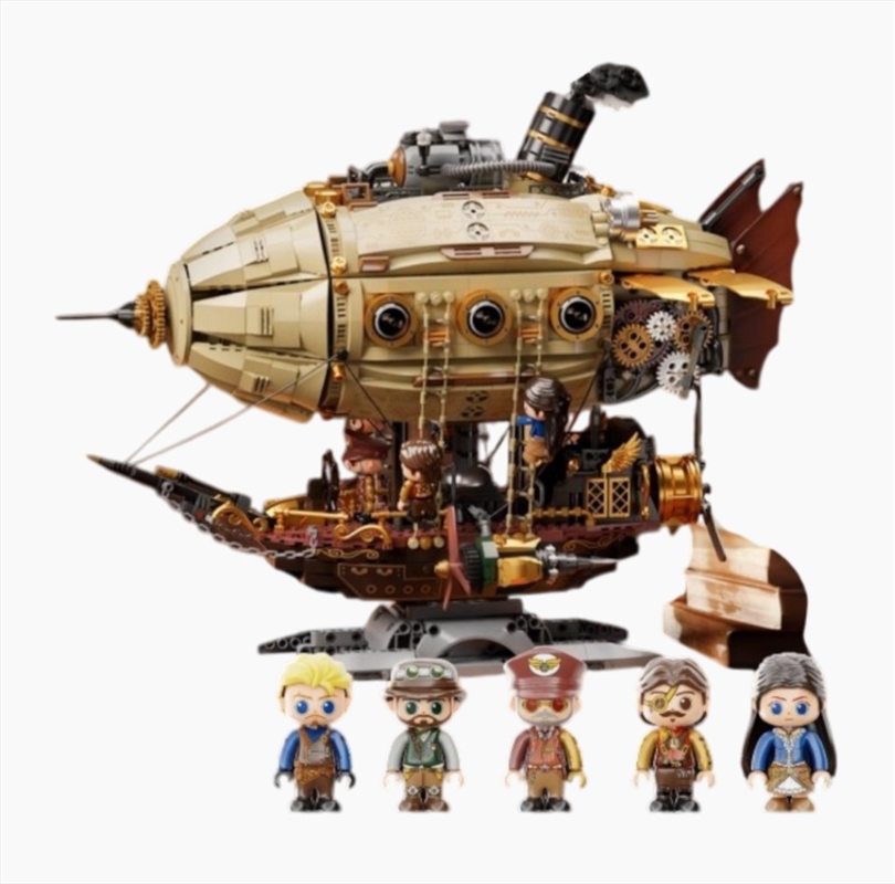 Retro Series - Steampunk Zeppelin Airship (1949 Pc)/Product Detail/Figurines