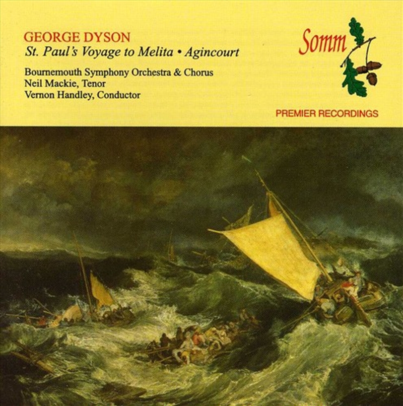 st Paul's Voyage To Melita / Nocturne / Agincourt/Product Detail/Classical