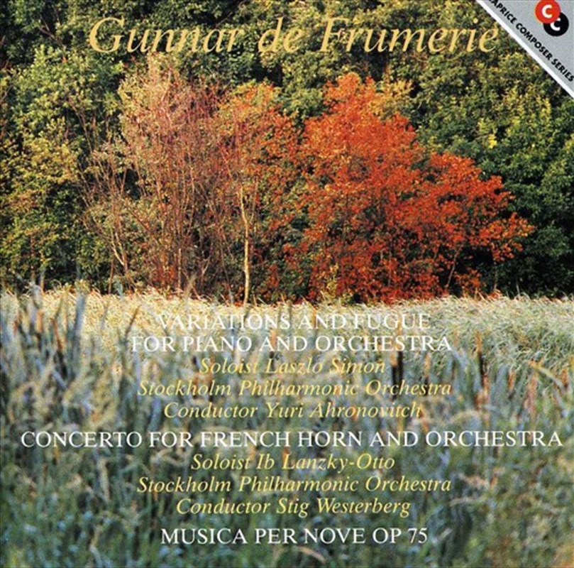Variations & Fugue For Piano & Orchestra/Product Detail/Classical