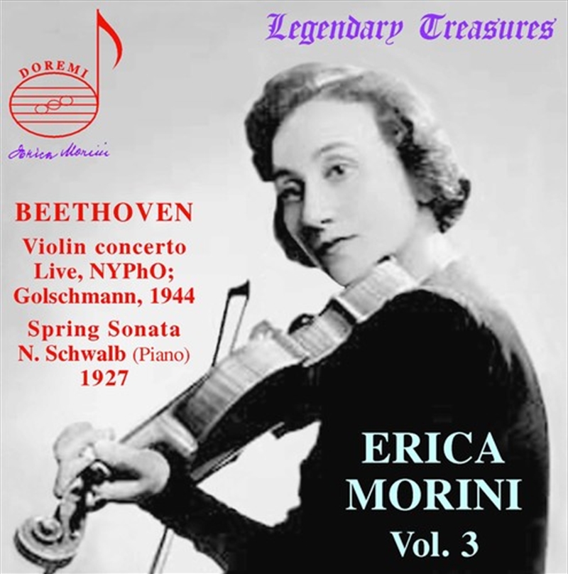 Erica Morini In Concert 3/Product Detail/Classical