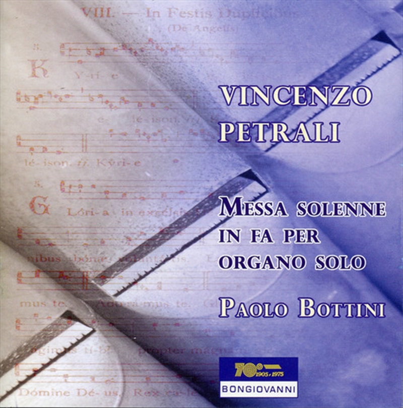 Messa Solenne In Fa Per Organo Solo/Product Detail/Classical