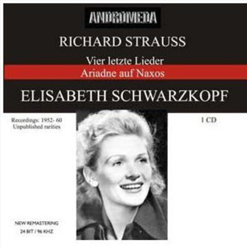 Vier Letzte Lieder Ariadne Au/Product Detail/Classical