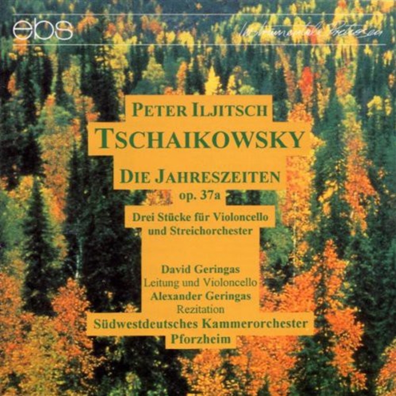 Seasons, Op 37A / 3 Pieces For Cello/Product Detail/Classical