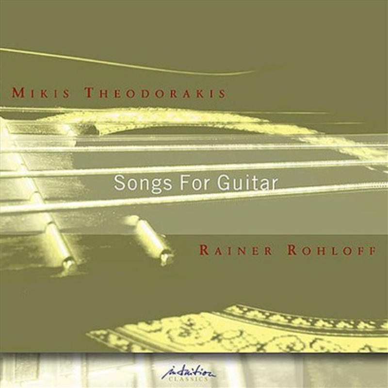 Songs For Guitar/Product Detail/Classical