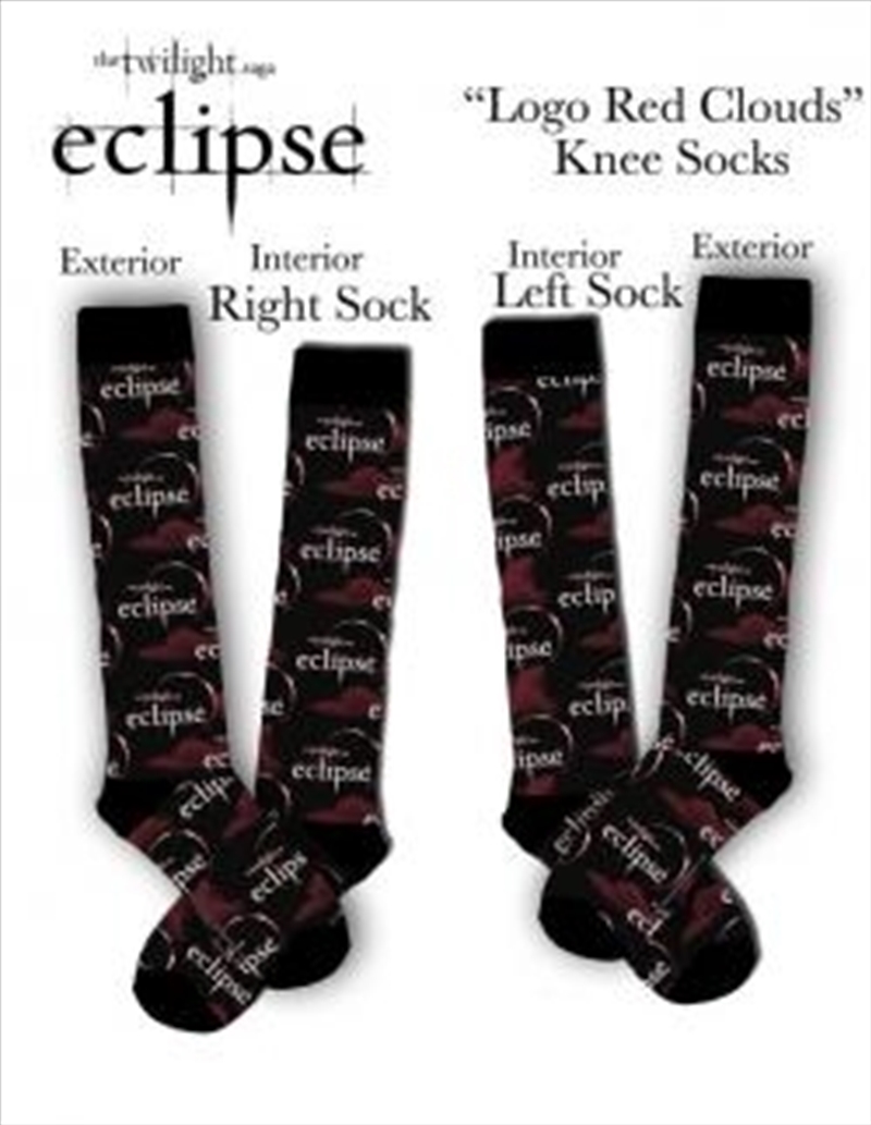 KNEE SOCKS: CREST RED EDGE/Product Detail/Socks