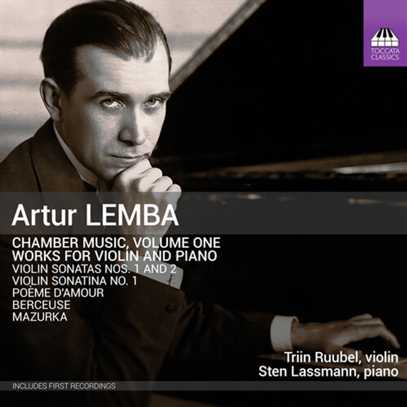 Artur Lemba: Chamber Music Vol. 1 - Works For Violin and Piano/Product Detail/Classical