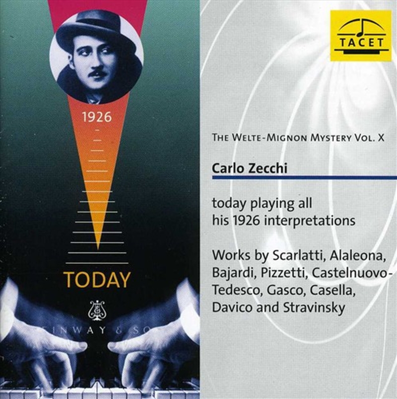 Welte-Mignon Mystery 10: Carlo Zecchi/Product Detail/Classical