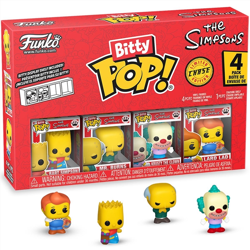 Simpsons - Bart Bitty Pop! 4PK/Product Detail/Funko Collections
