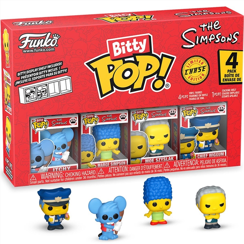 Simpsons - Itchy Bitty Pop! 4PK/Product Detail/Funko Collections