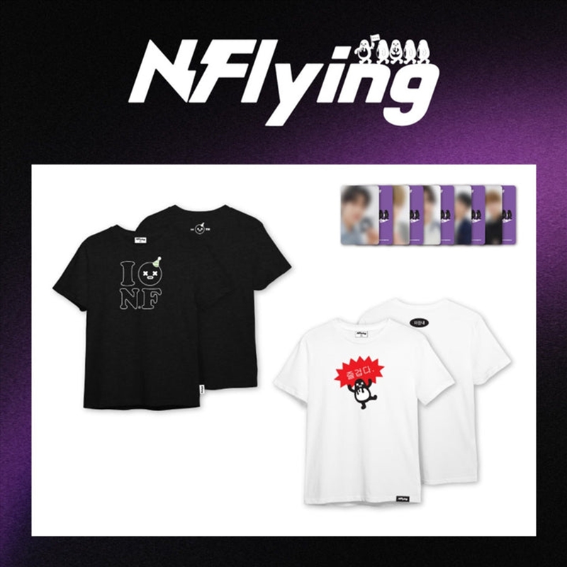 N.Flying - Everlasting 10th Anniversary Pop-Up Official Md Graphic T-Shirt Charcoal Ver/Product Detail/KPOP Merch