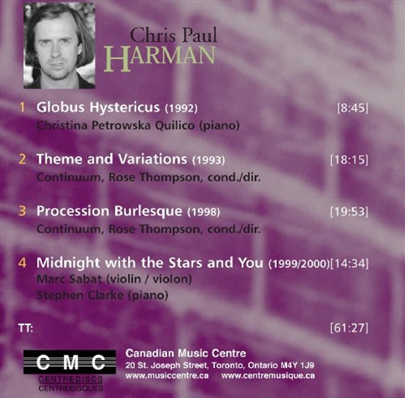 Chris Paul Harman/Product Detail/Classical