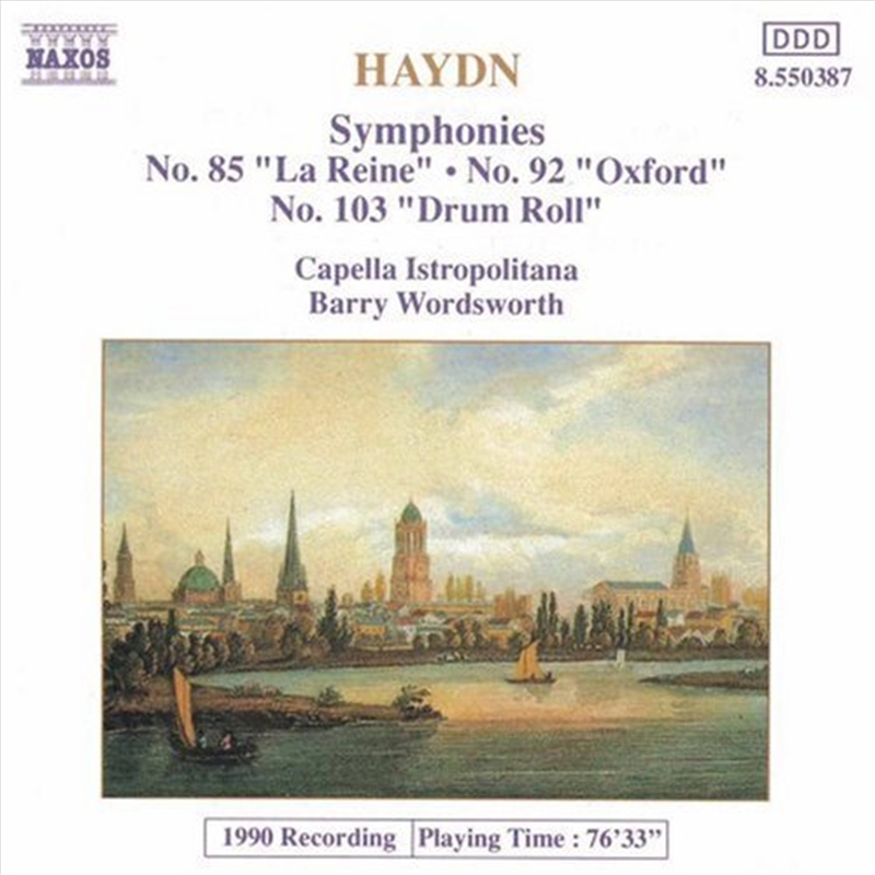 Symphonies 85, 92 & 103/Product Detail/Classical