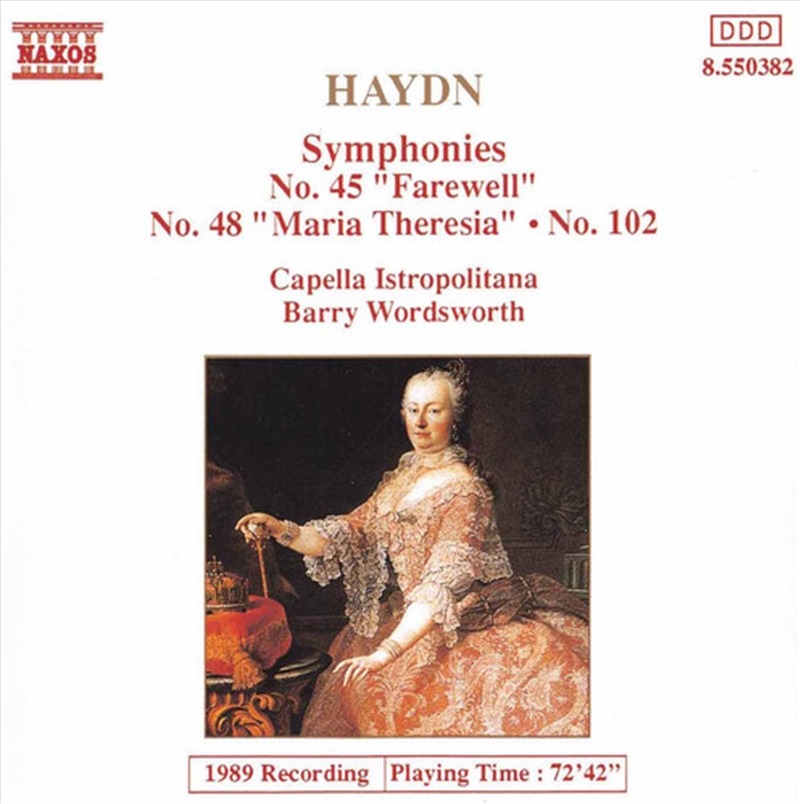 Symphonies 45, 48 & 102/Product Detail/Classical