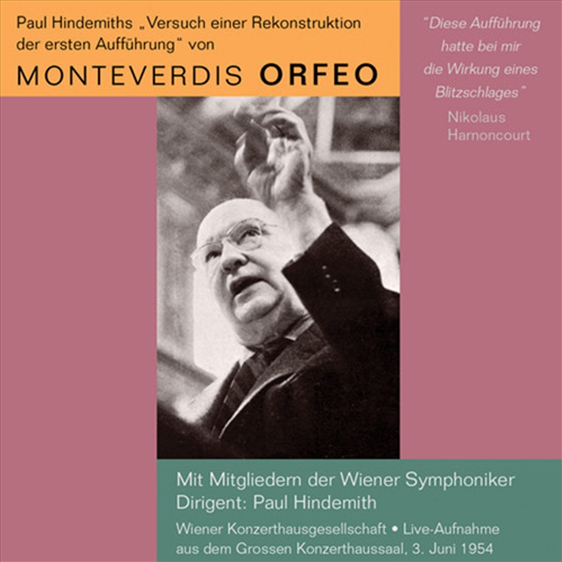 Monteverdis Orfeo/Product Detail/Classical