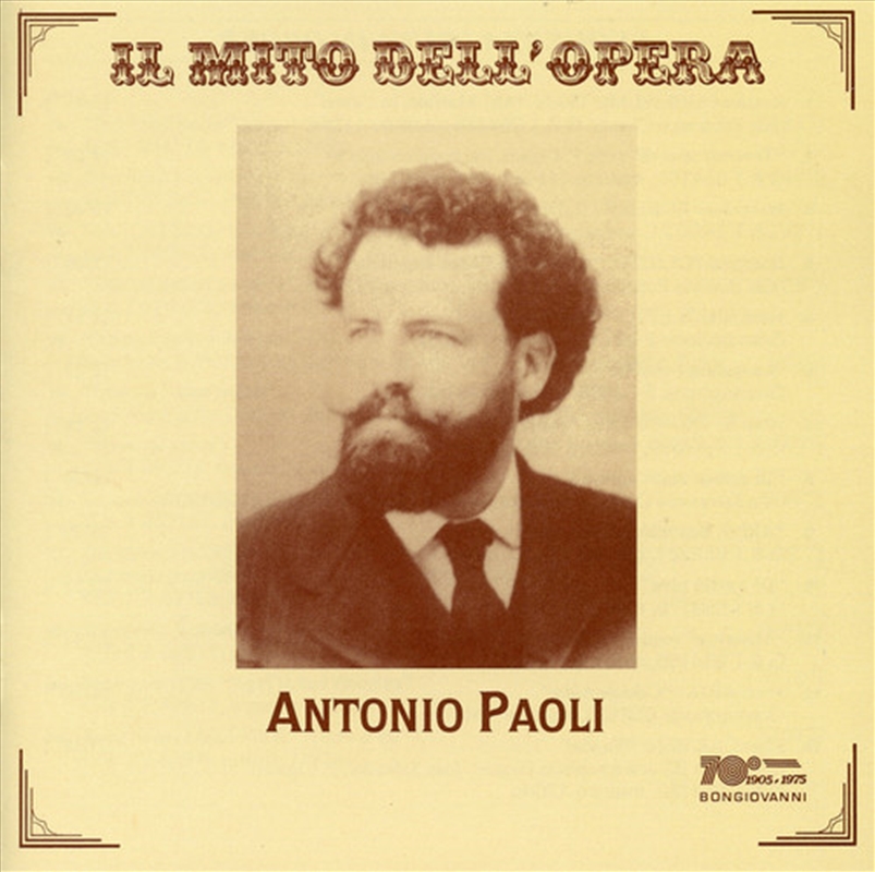 Antonio Paoli Sings Opera Arias/Product Detail/Classical