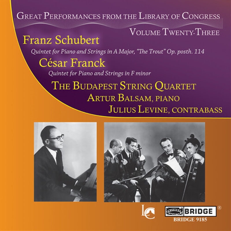 Great Performances From The Library Of Congress 23/Product Detail/Classical