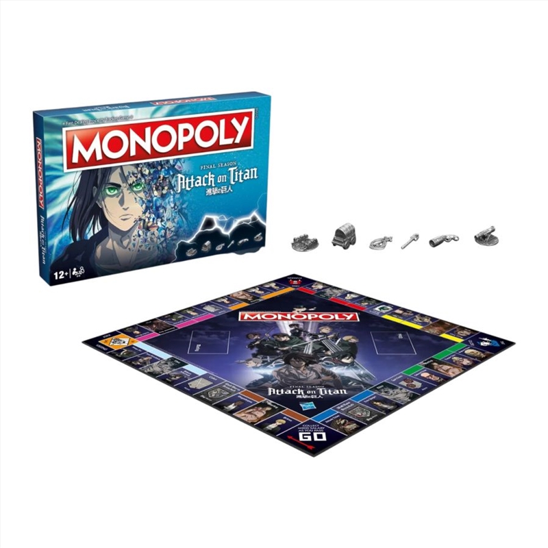 Monopoly - Attack On Titan Edition/Product Detail/Board Games