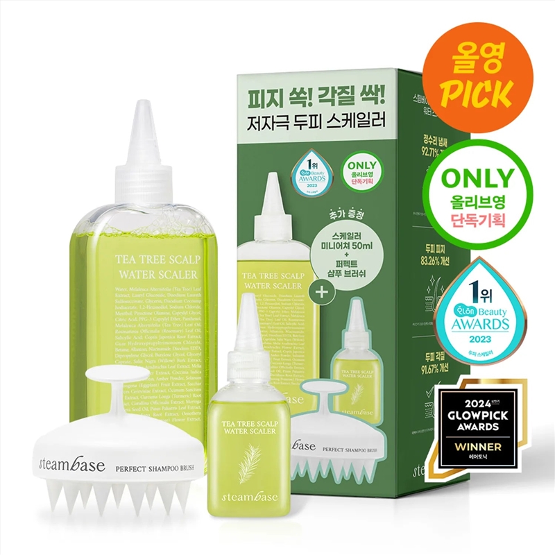 Steambase Tea Tree Scalp Water Scaler 250Ml (+50Ml+Brush)/Product Detail/Beauty Products