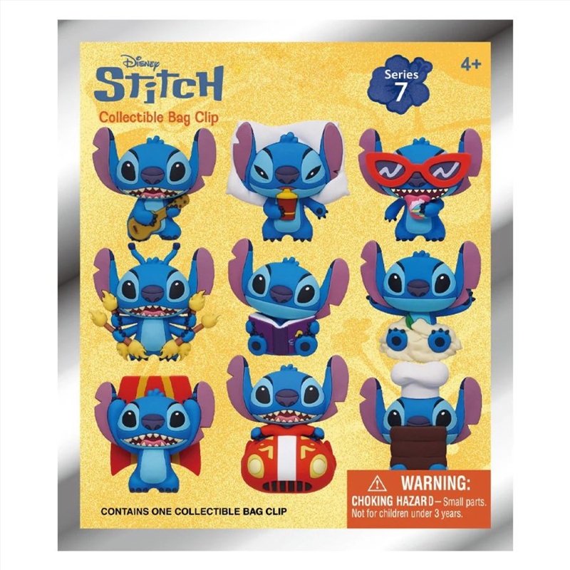 Lilo & Stitch - 3D PVC Bag Clips S7 Blind Bag/Product Detail/Keyrings