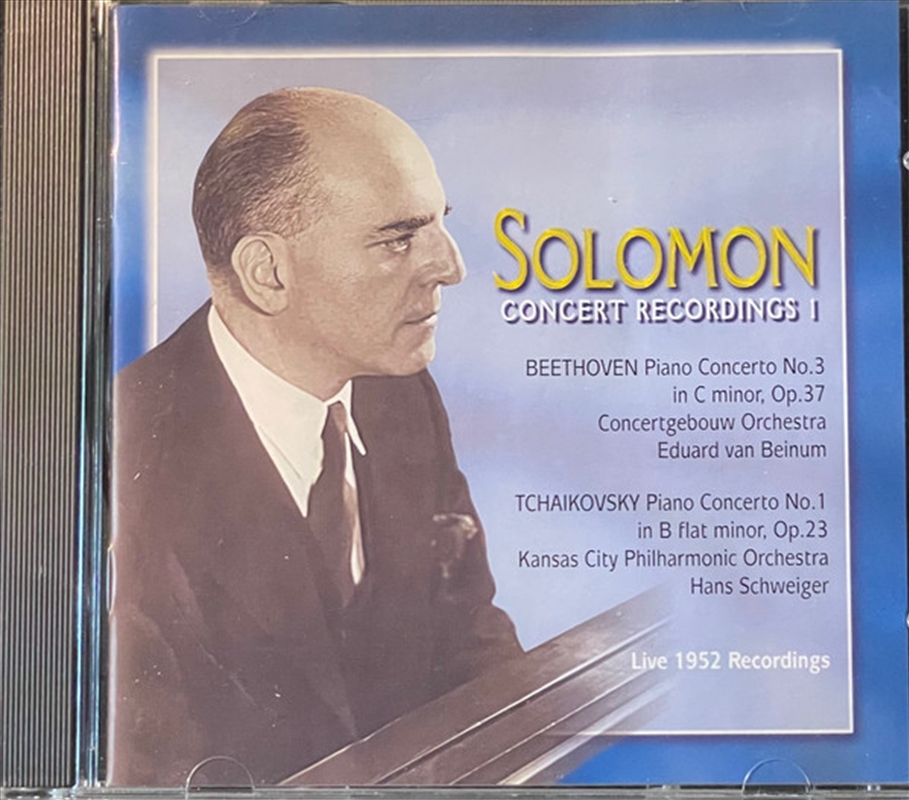 Solomon Concert Recordings 1 1952/Product Detail/Classical