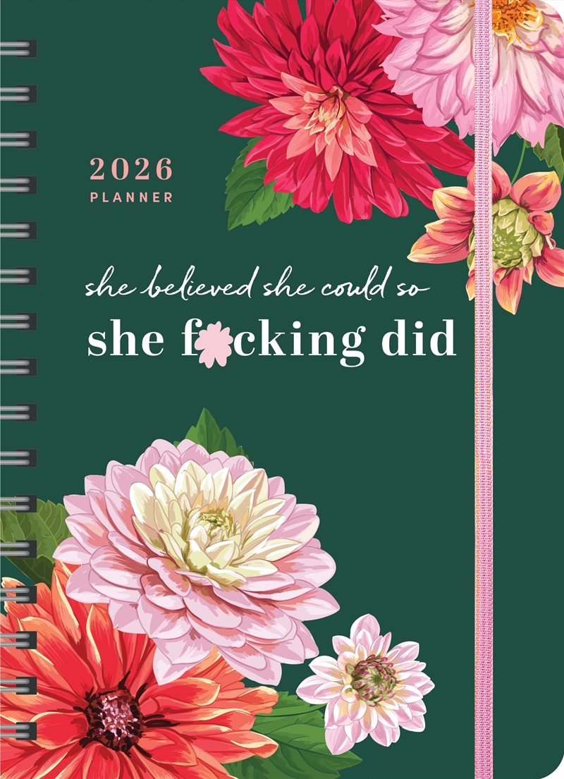 2026 She Believed She Could So She F*cking Did Planner/Product Detail/Calendars & Diaries