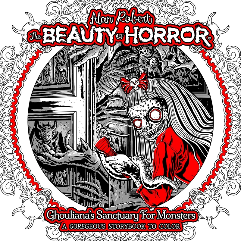 The Beauty Of Horror: Ghouliana's Sanctuary For Monstersolor/Product Detail/Adults Colouring