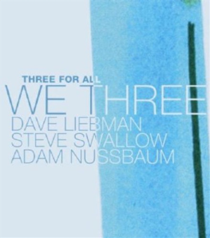 We Three: Three For All/Product Detail/Jazz