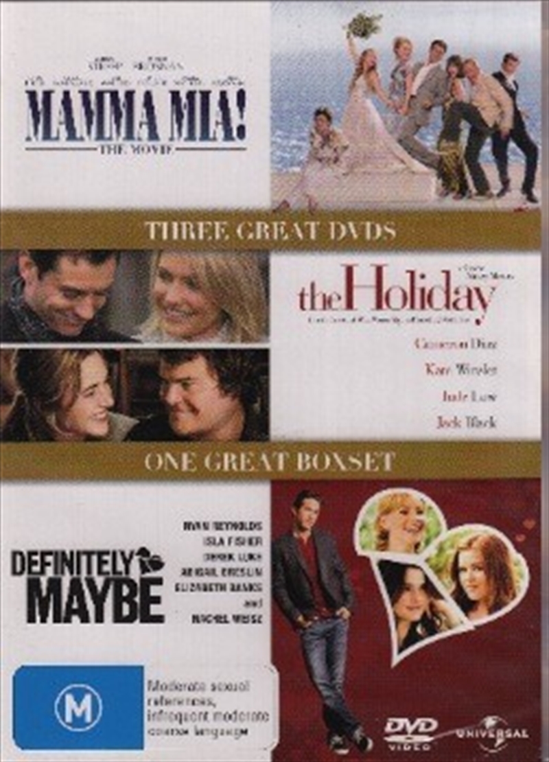 Mamma Mia / The Holiday / Definitely Maybe/Product Detail/Comedy