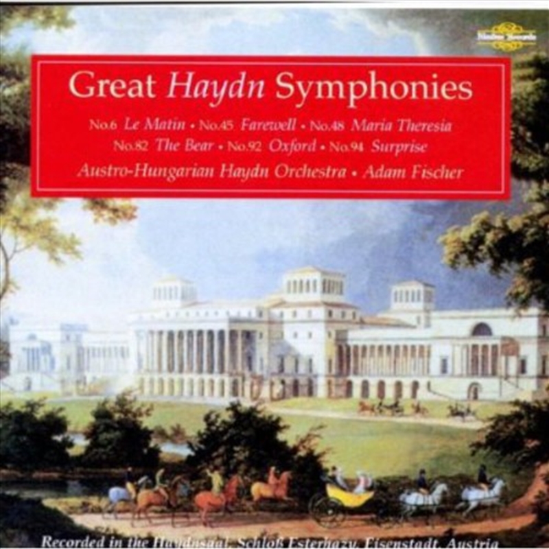 Great Haydn Symphonies/Product Detail/Classical